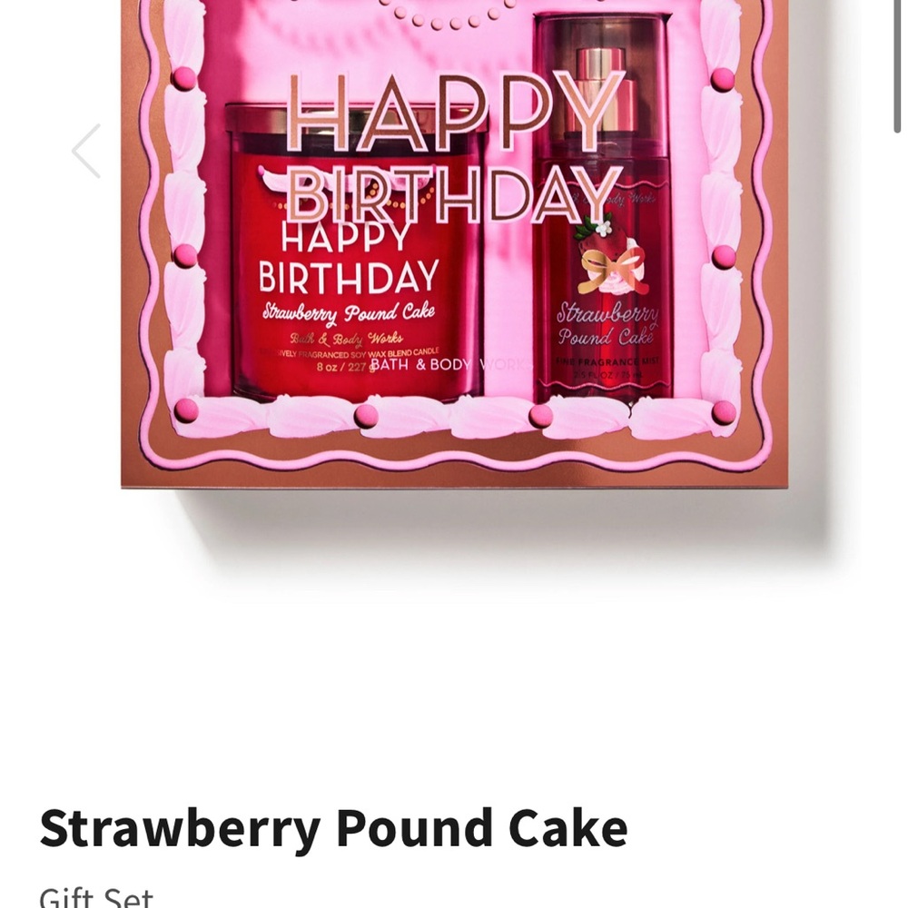 NEW! Bath & Body Works Birthday Gift Set